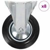 vidaXL 8 ks pevn&aacute; kolečka 160 mm