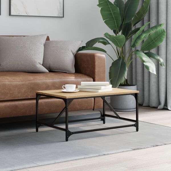 vidaXL Konferenčn&iacute; stolek dub sonoma 75 x 50 x 35 cm kompozitn&iacute; dřevo