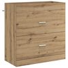 vidaXL Koupelnov&aacute; skř&iacute;ňka pod umyvadlo Dub artisan 78,5 x 37,5 x 81 cm