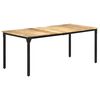 vidaXL J&iacute;deln&iacute; stůl 180 x 90 x 76 cm hrub&eacute; mangovn&iacute;kov&eacute; dřevo