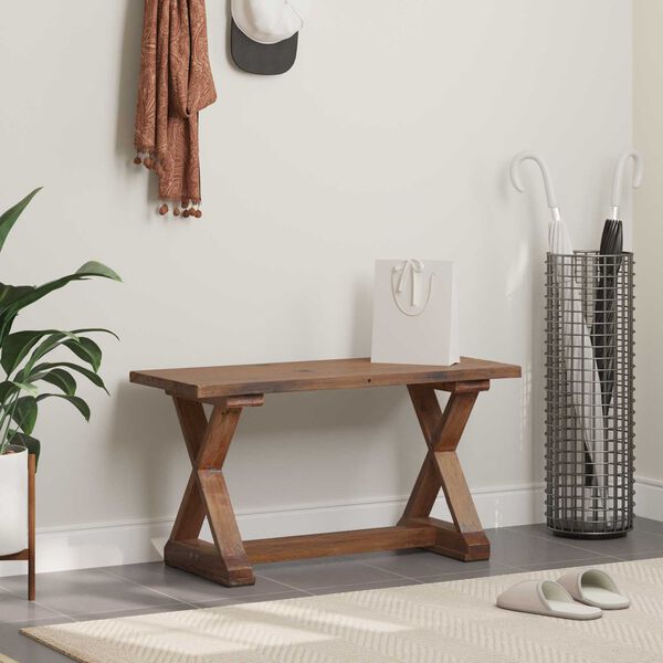 vidaXL lavice Přírodní 85 x 35 x 45 cm Masivní recyklované dřevo