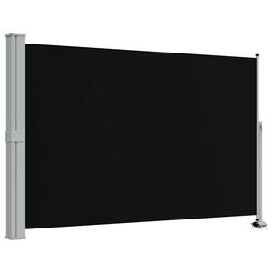 vidaXL Terasov&aacute; zatahovac&iacute; bočn&iacute; mark&yacute;za 160 x 300 cm čern&aacute;