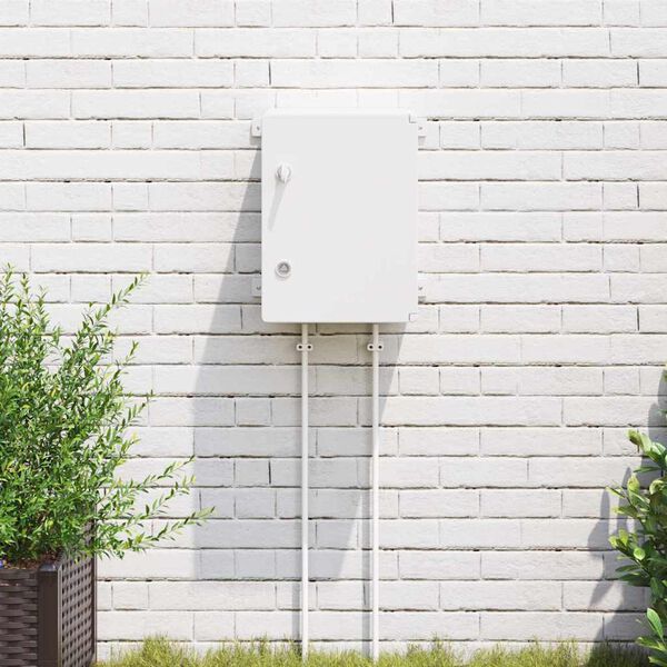 vidaXL Ovl&aacute;dac&iacute; skř&iacute;ň &Scaron;ed&aacute; 47 x 20 x 60 cm ABS plast