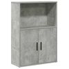 vidaXL Knihovna betonově &scaron;ed&aacute; 60x24x85 cm kompozitn&iacute; dřevo