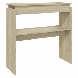 vidaXL Konzolov&yacute; stole dub sonoma 80 x 30 x 80 cm kompozitn&iacute; dřevo