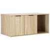 vidaXL N&aacute;bytek pro kočič&iacute; přepravku Dub sonoma 100 x 49 x 45 cm