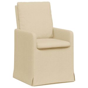 vidaXL J&iacute;deln&iacute; židle 2 ks textil Kr&eacute;mov&aacute; 57 x 67 x 98 cm