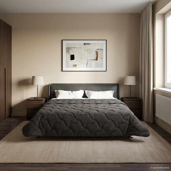 vidaXL Celoročn&iacute; přikr&yacute;vka &Scaron;něrov&aacute;n Antracit 220 x 260 cm