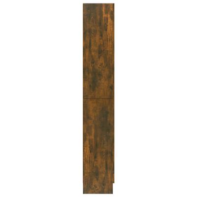 vidaXL Vitrína kouřový dub 82,5 x 30,5 x 185,5 cm kompozitní dřevo