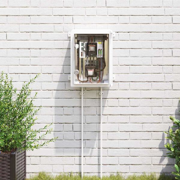 vidaXL Ovl&aacute;dac&iacute; skř&iacute;ň &Scaron;ed&aacute; 30 x 19,5 x 40 cm ABS plast