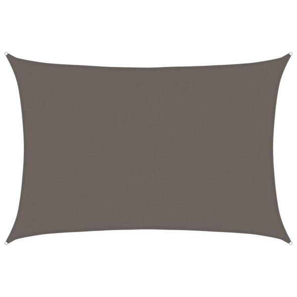 vidaXL Stínící plachta 160 g/m² antracitová 4 x 5 m HDPE