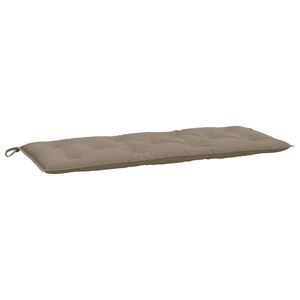 vidaXL Podu&scaron;ka na zahradn&iacute; lavici taupe 120x50x7 cm oxfordsk&aacute; l&aacute;tka