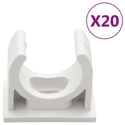 vidaXL Kabelové lišty Ø 25 mm 10 m PVC