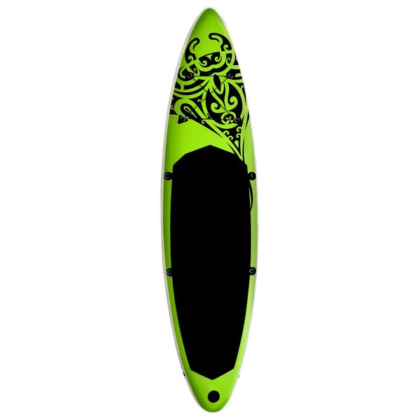 vidaXL Nafukovací SUP paddleboard 305 x 76 x 15 cm zelený