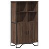 vidaXL Highboard hněd&yacute; dub 79,5 x 35,5 x 137,5 cm kompozitn&iacute; dřevo