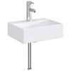 vidaXL Um&yacute;vadlo s bateri&iacute; a odpadem Chrom 39 x 30,5 x 12,5 cm Keramika