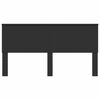 vidaXL Čelo postele Čern&yacute; dub 200 cm kompozitn&iacute; dřevo
