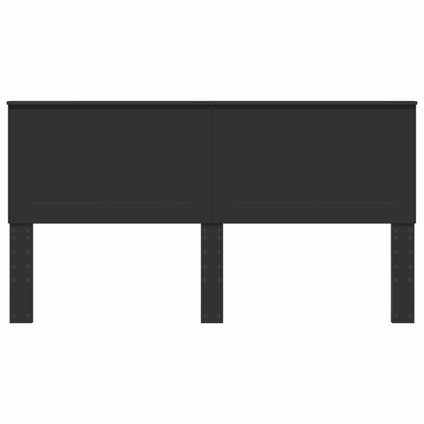 vidaXL Čelo postele Čern&yacute; dub 200 cm kompozitn&iacute; dřevo