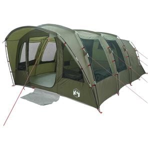 vidaXL Tunelov&yacute; stan se střechou Olivově zelen&aacute; 427 x 315 x 178 cm