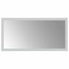 vidaXL LED koupelnov&eacute; zrcadlo Transparentn&iacute; 40 x 20 cm tvrzen&eacute; sklo