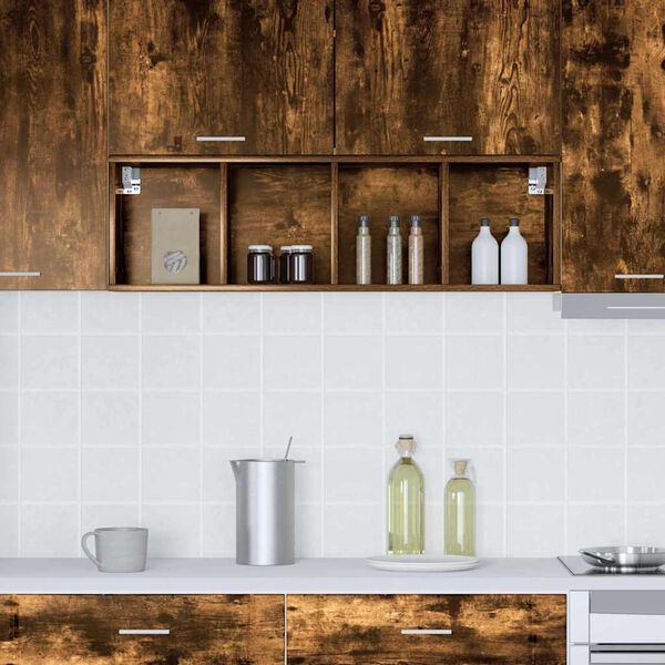 vidaXL Z&aacute;věsn&aacute; skř&iacute;ňka Kouřov&yacute; dub 30 x 29,5 x 100 cm kompozitn&iacute; dřevo