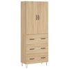 vidaXL Skř&iacute;ň highboard dub sonoma 69,5 x 34 x 180 cm kompozitn&iacute; dřevo