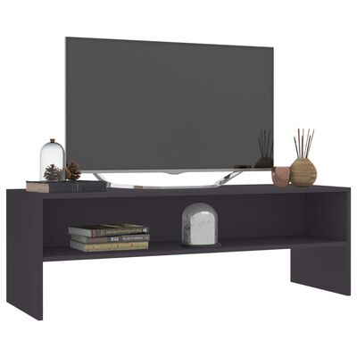 vidaXL TV stolek šedý 120 x 40 x 40 cm dřevotříska