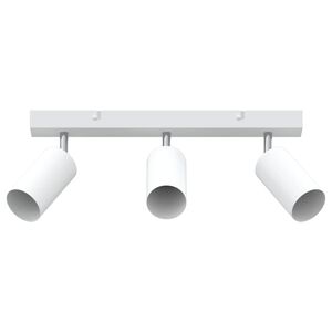 vidaXL Stropn&iacute; bodov&eacute; světlo s reflektory B&iacute;l&aacute; 38 x 6 x 16 cm Kov