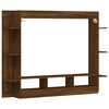 vidaXL TV skř&iacute;ňka hněd&yacute; dub 152 x 22 x 113 cm kompozitn&iacute; dřevo