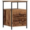 vidaXL Nočn&iacute; stolek old wood 34 x 35,5 x 50 cm kompozitn&iacute; dřevo