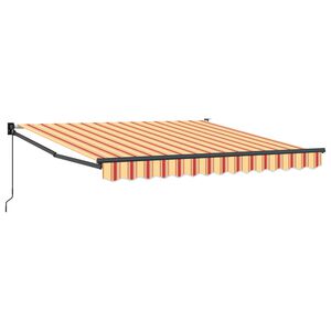 vidaXL Stahovac&iacute; mark&yacute;za Žlut&aacute; a oranžov&aacute; 350 x 250 x 165 cm