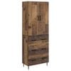 vidaXL Sada skř&iacute;něk 2 pcs Star&eacute; dřevo 66 x 34,5 x 90 cm