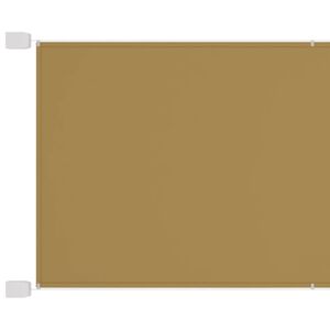 vidaXL Vertikální markýza béžová 140 x 270 cm oxfordská látka