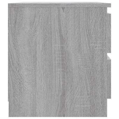 vidaXL Noční stolky 2 ks šedé sonoma 50x39x43,5 cm kompozitní dřevo