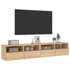 vidaXL N&aacute;stěnn&eacute; TV skř&iacute;ňky 2 ks dub sonoma 80 x 30 x 30 cm kompozit