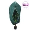 vidaXL Ochrann&eacute; n&aacute;vleky na rostliny na zip 10 ks 70 g/m&sup2; 1,55 x 1,55 m
