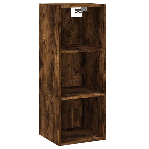 vidaXL Skř&iacute;ň highboard kouřov&yacute; dub 34,5x32,5x180 cm kompozitn&iacute; dřevo