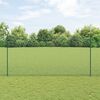 vidaXL Plot s sloupkem Zelen&aacute; 1,6 x 25 m Ocel a PVC