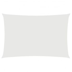 vidaXL St&iacute;n&iacute;c&iacute; plachta oxfordsk&aacute; l&aacute;tka obd&eacute;ln&iacute;kov&aacute; 2 x 4 m b&iacute;l&aacute;