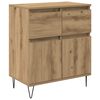 vidaXL Serv&iacute;rovac&iacute; skř&iacute;ň se z&aacute;suvkou Artisanov&yacute; dub 60 x 35 x 70 cm