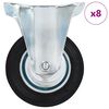 vidaXL 8 ks pevn&aacute; kolečka 100 mm