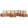 vidaXL Venkovn&iacute; pohovkov&aacute; souprava 7 Kus Př&iacute;rodn&iacute;