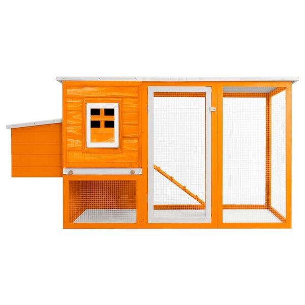 vidaXL Zahradní kurník pro slepice s 1 kukaní dřevěný