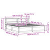 vidaXL R&aacute;m postele s čelem 180 x 200 cm masivn&iacute; borovice
