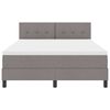 vidaXL Postel boxspring s matrac&iacute; s matrac&iacute; Taupe 140 x 190 cm textil