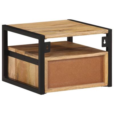 vidaXL Nástěnný noční stolek 35 x 35 x 25 cm masivní akáciové dřevo