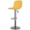 vidaXL Barové židle 2 ks žluté textil