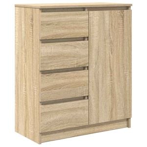 vidaXL Př&iacute;born&iacute;k se z&aacute;suvkami Dub Sonoma 71x35x84 cm kompozitn&iacute; dřevo