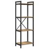 vidaXL Knihovna 40 x 30 x 119 cm Kompozitn&iacute; dřevo Artisanov&yacute; dub