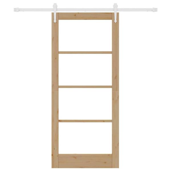 vidaXL Posuvn&eacute; dveře Př&iacute;rodn&iacute; 86 x 198,5 cm